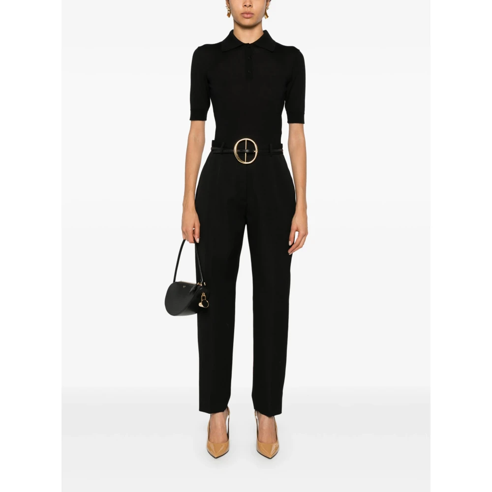 Lanvin Klassieke Straight Broek Black Dames