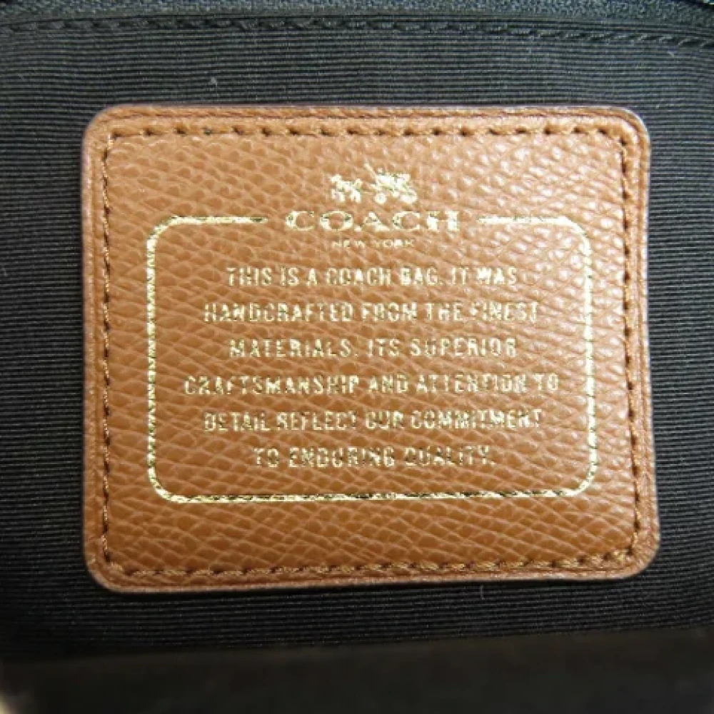 Coach Pre-owned Fabric backpacks Black Dames