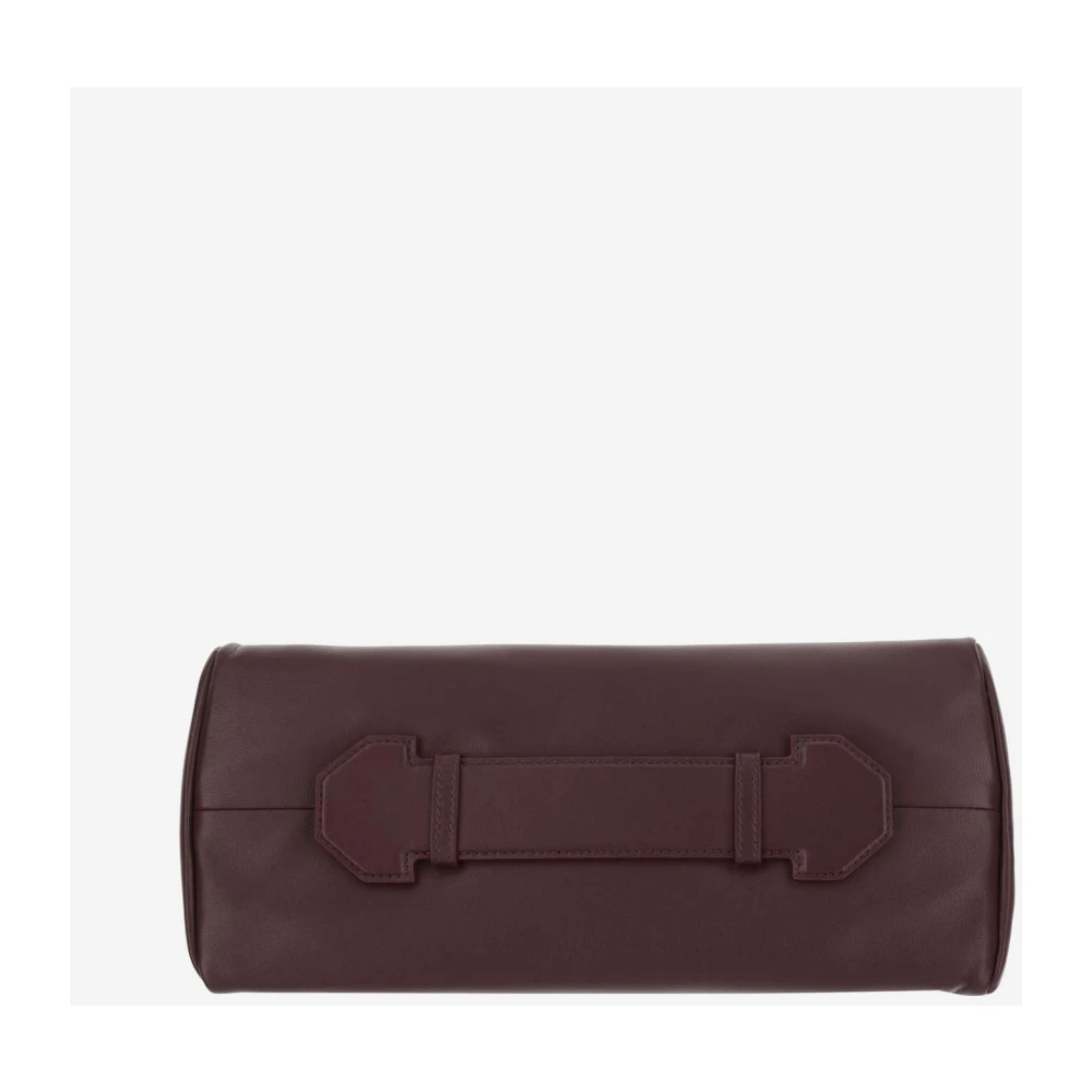Armarium Zachte Leren Handtas Bordeaux Red Dames