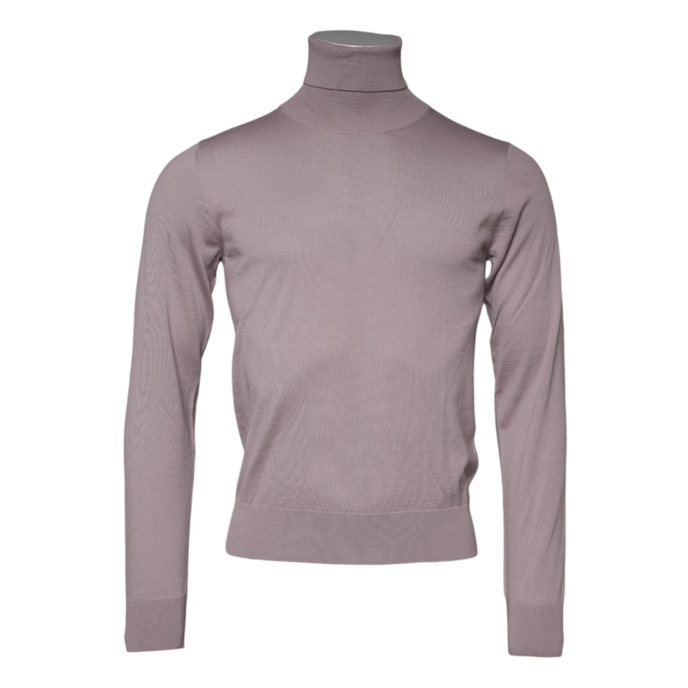 Dolce & Gabbana Men's Brown Cashmere Knitted Pullover Sweater