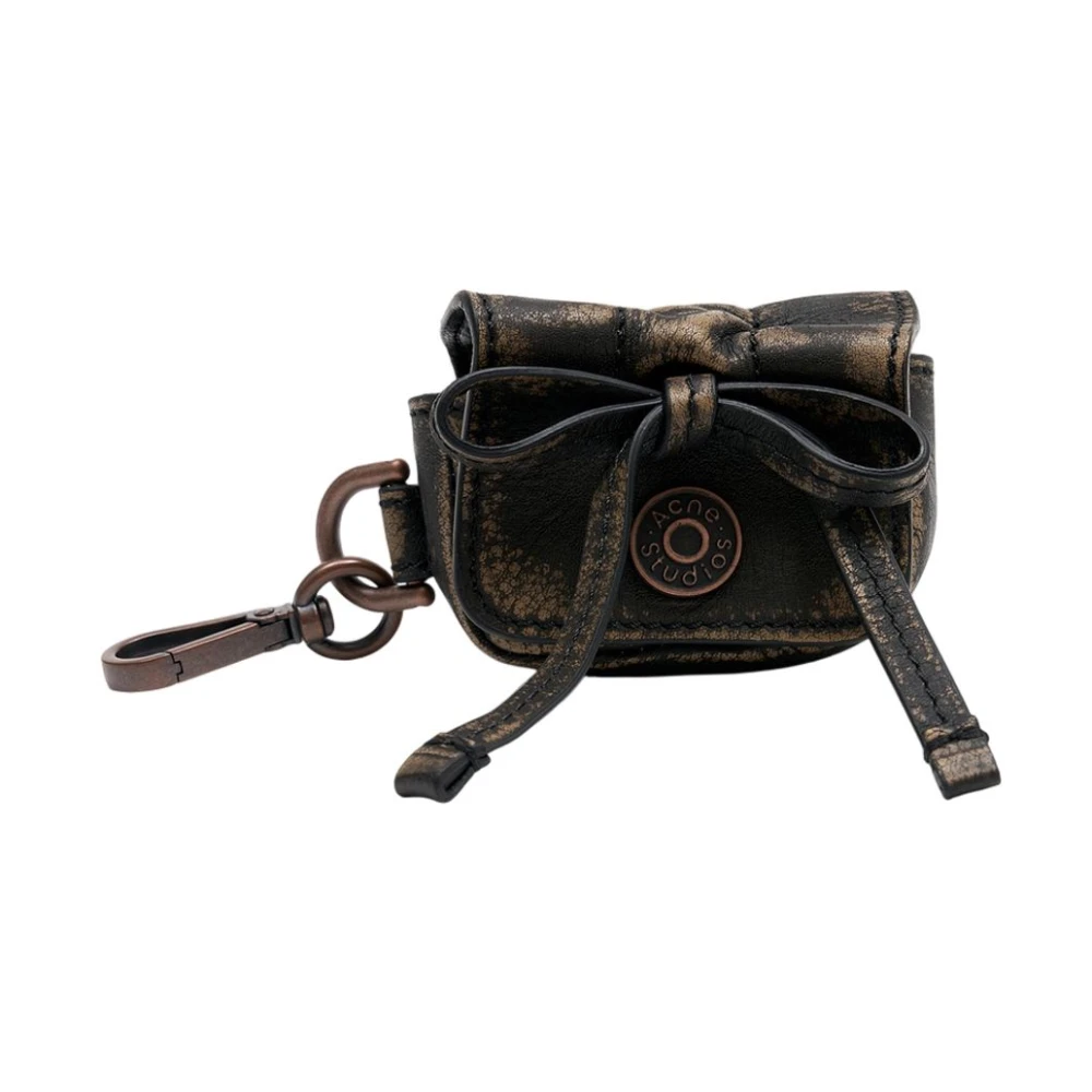 Acne Studios Unisex Brown Vintage Multipocket Keyring - Keychains - One Size - Accessories