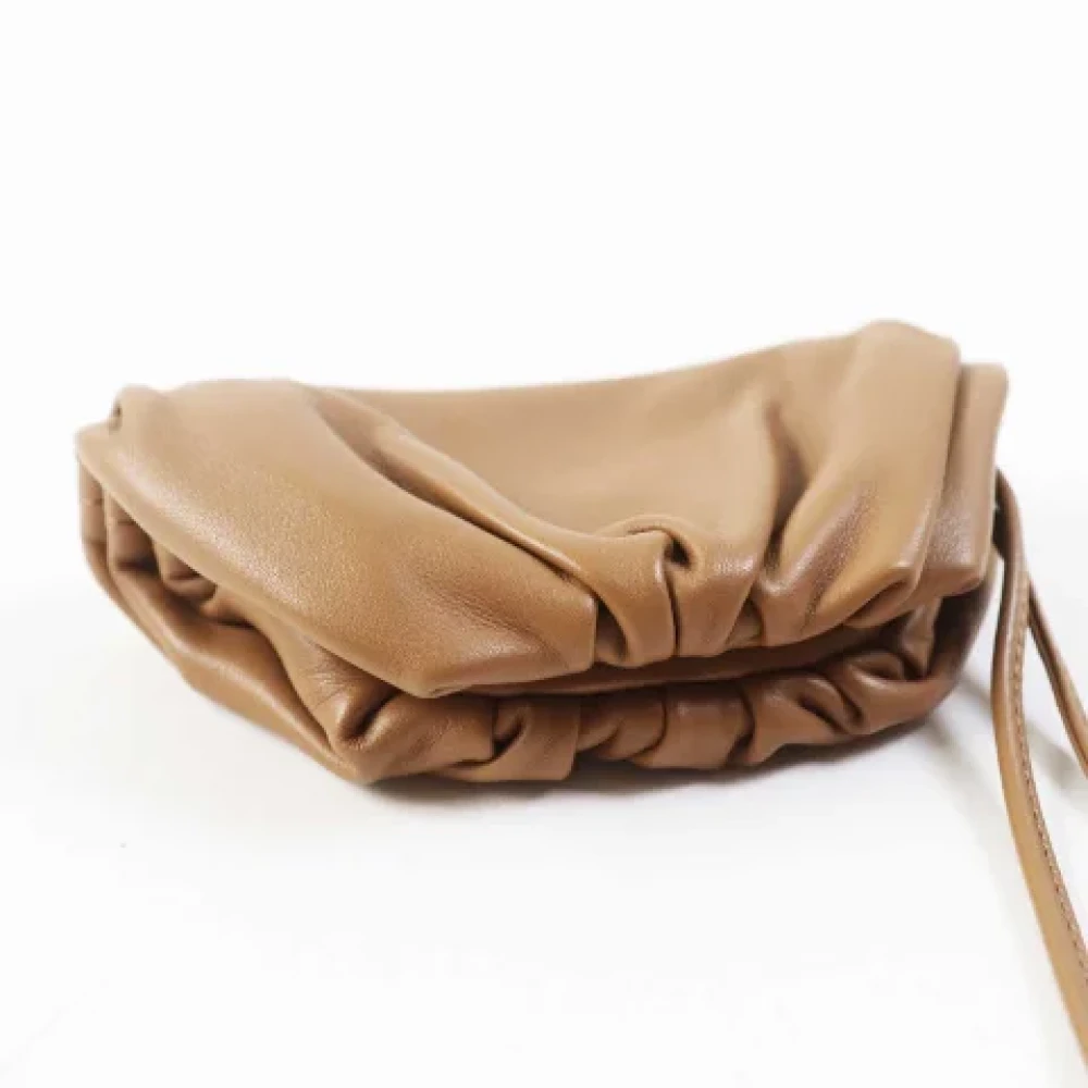 Bottega Veneta Vintage Pre-owned Leather clutches Brown Dames