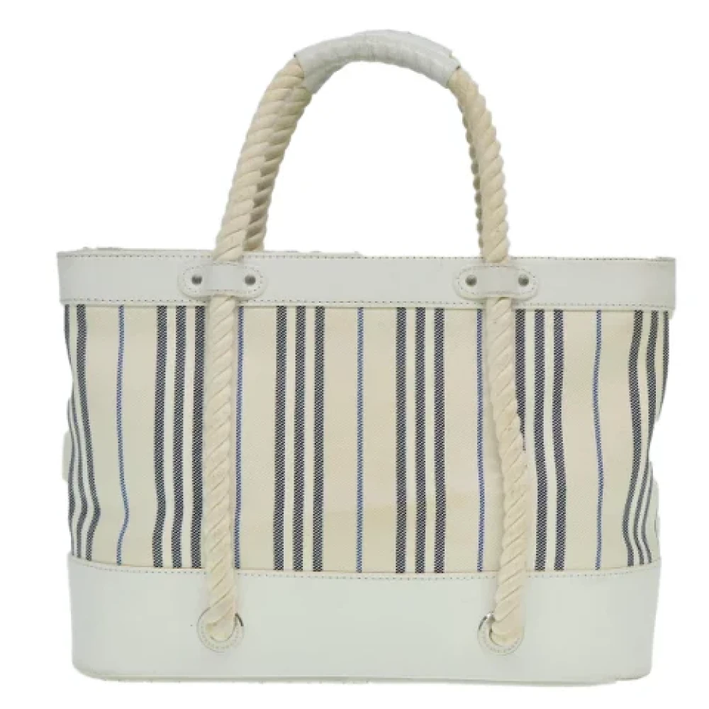 Burberry Vintage Pre-owned Canvas handbags White Dames