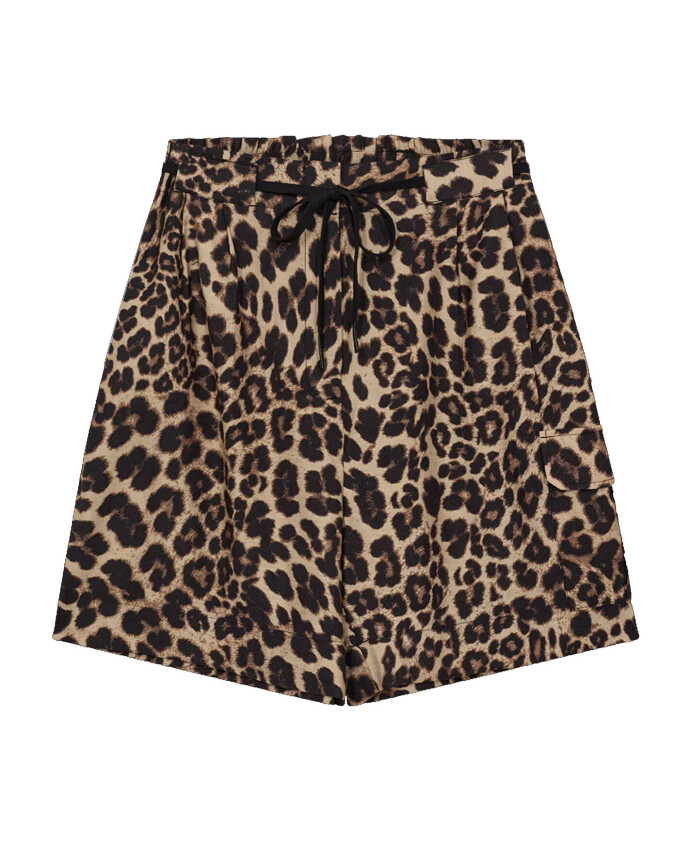 leopard-print-high-waist-shorts