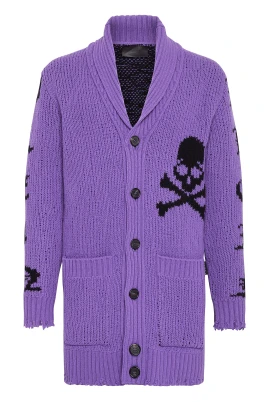 Long Skull Cardigan