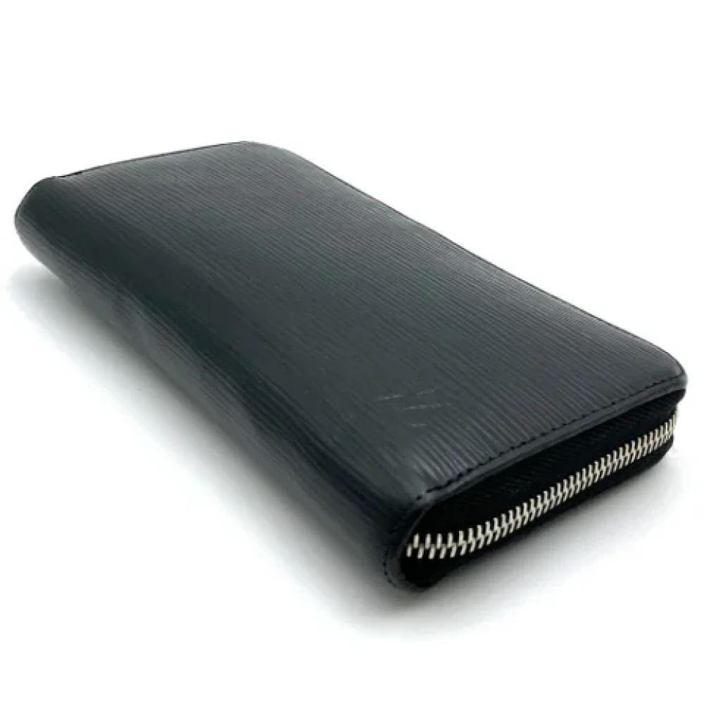 Louis Vuitton Vintage Pre-owned Leather wallets Black Dames