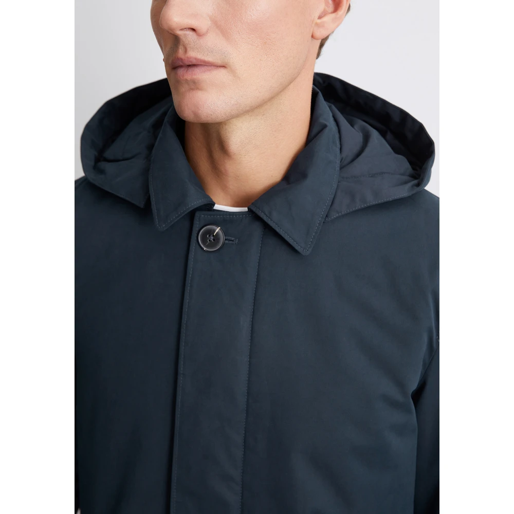 Marc O'Polo Gewatteerde jas regular Blue Heren