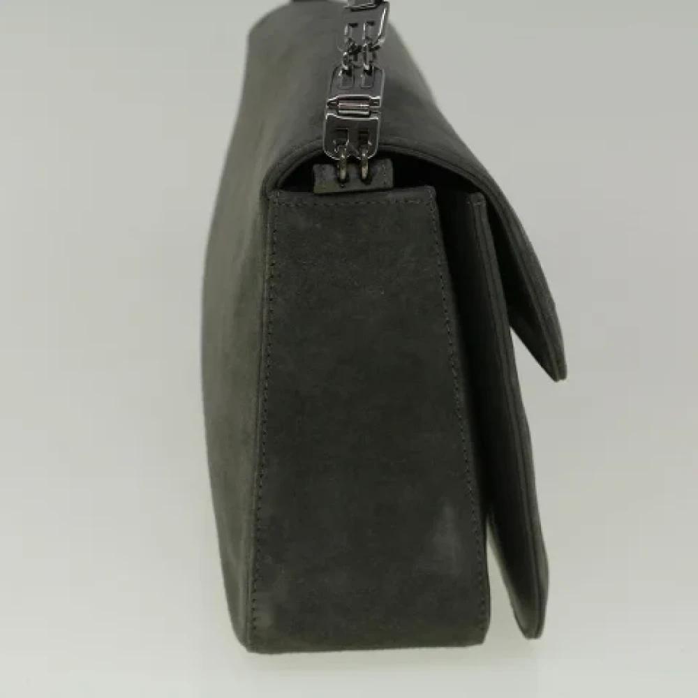 Bally Pre-owned Suede shoulder-bags Black Dames