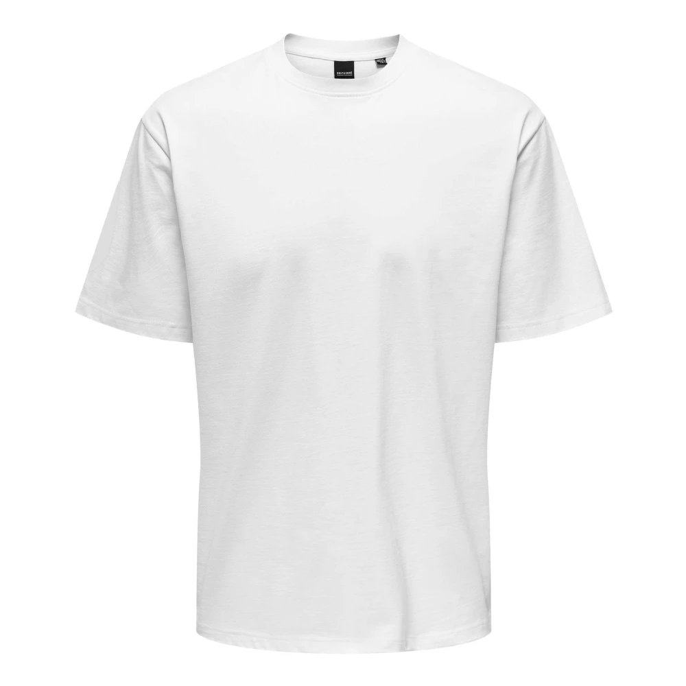 Only & Sons , T-Shirts, Male, White, Xl, Onsfred T-Shirt