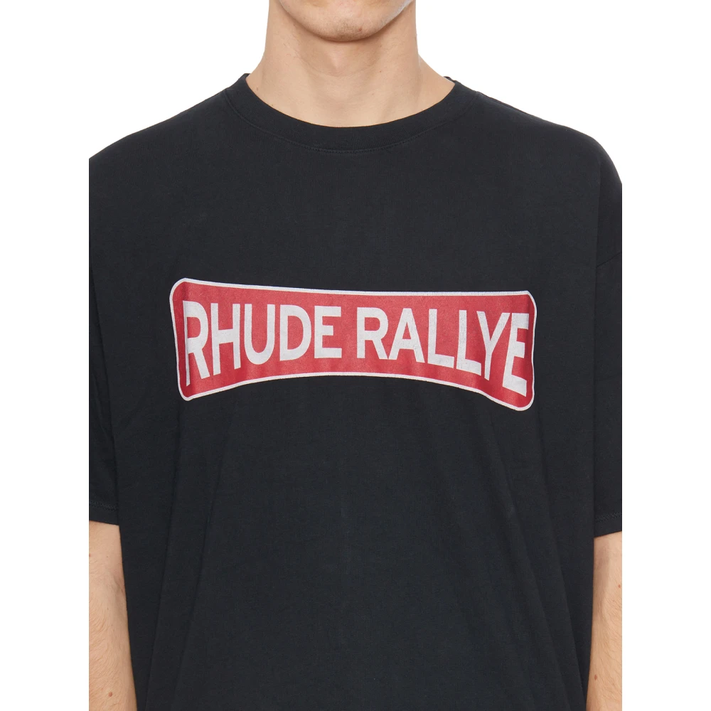 Rhude Rallye T-Shirt Black Heren