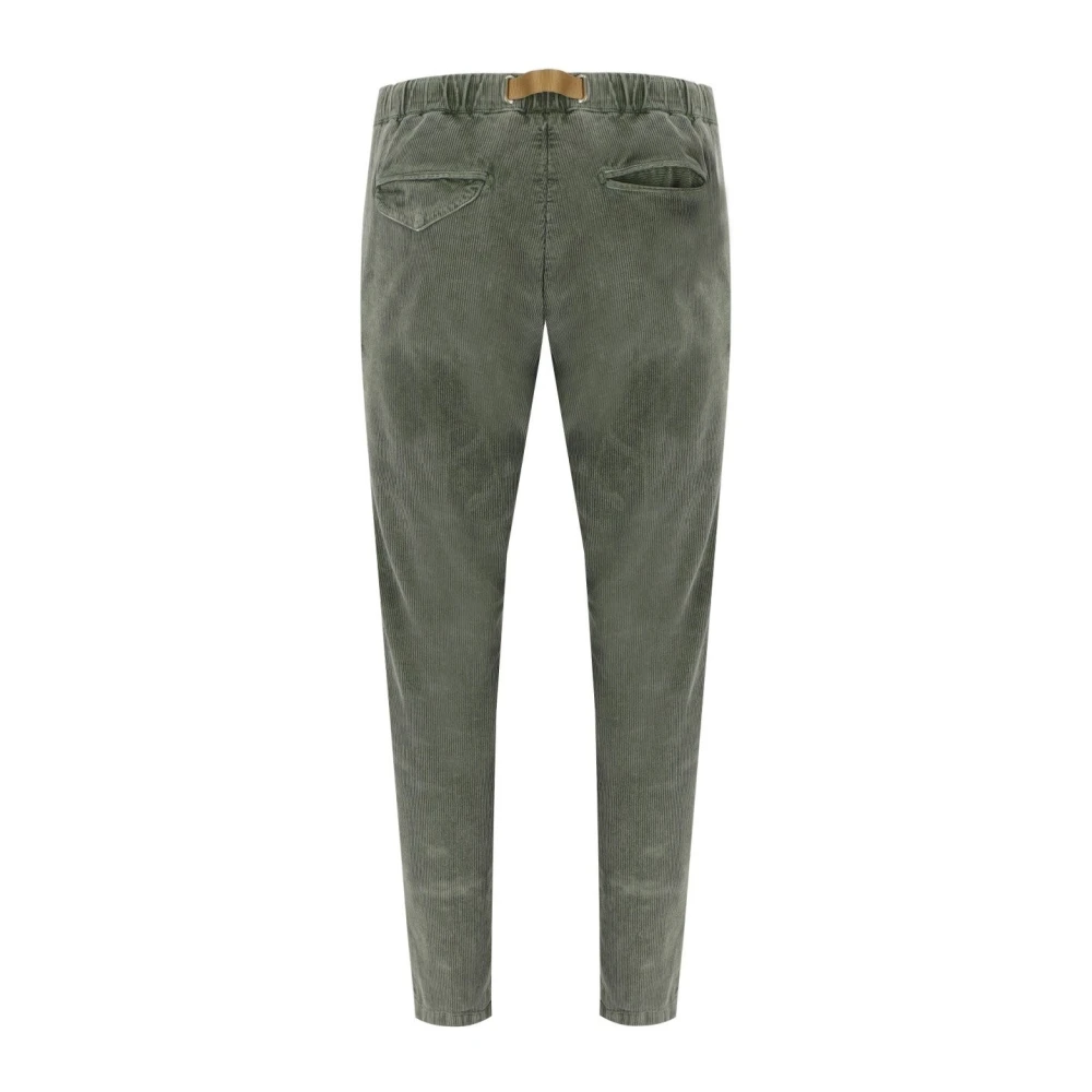 White Sand Groene Geribbelde Corduroy Broek Green Heren