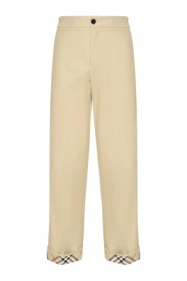 Gabardine Elastiska Byxor i Hamper