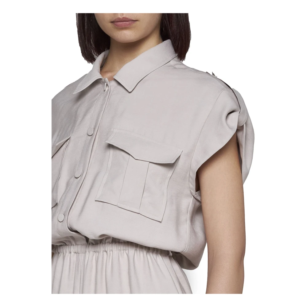 Blanca Vita Elegante Beige Jurk Beige Dames