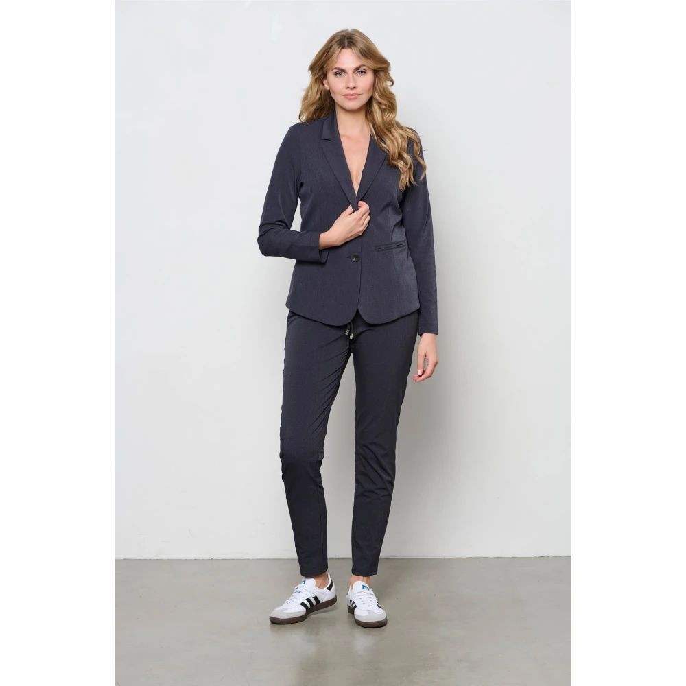 &Co Woman Slim Fit Broek Black Dames