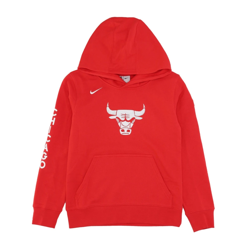 Nike Chicago Bulls Basketball Team Hoodie Red Heren