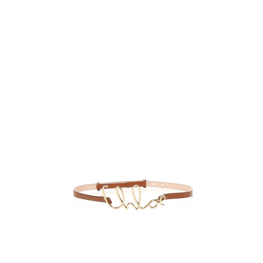 Chloé Stijlvolle Riem Accessoire Brown Dames