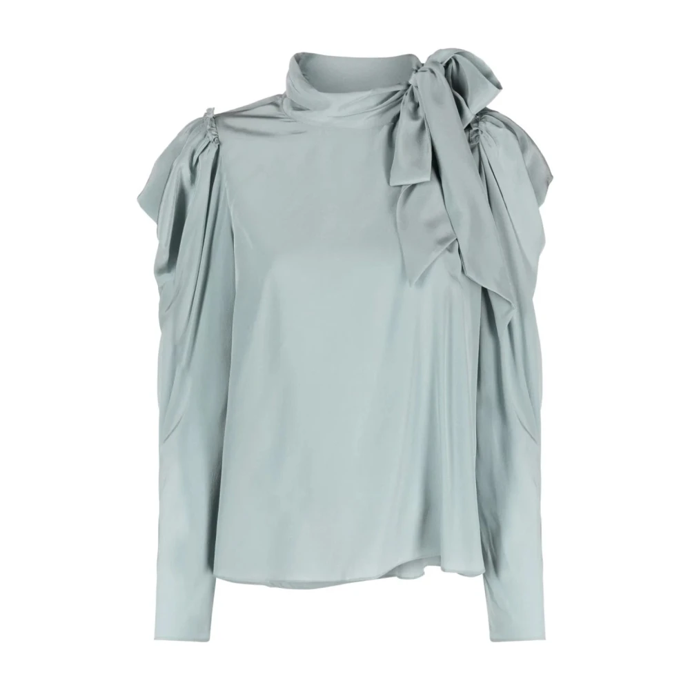 Ulla Johnson Women's Blue Blouses, Xs, Elegant Blouse Fa230215