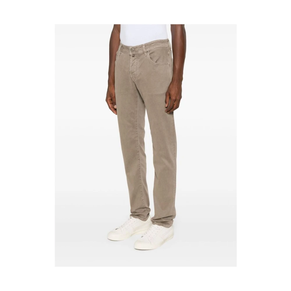 Jacob Cohën Lichtbruine Denim Slim Fit Jeans Beige Heren