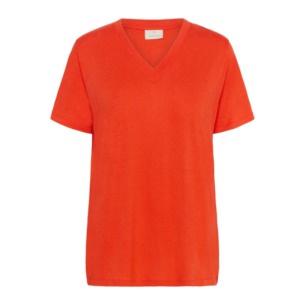 Kaffe - Tops > T-Shirts - Orange - Kaffe - Modalova
