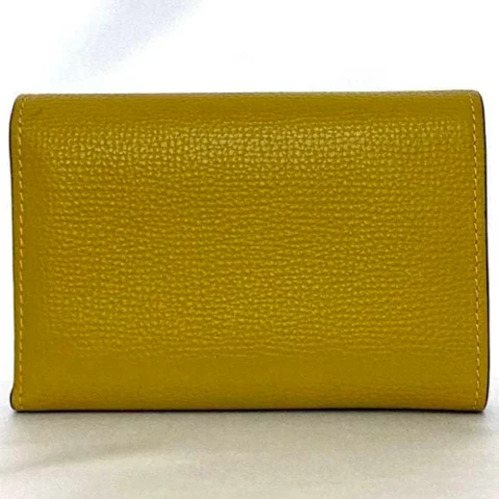 Loewe Pre-owned Leather wallets Green Dames