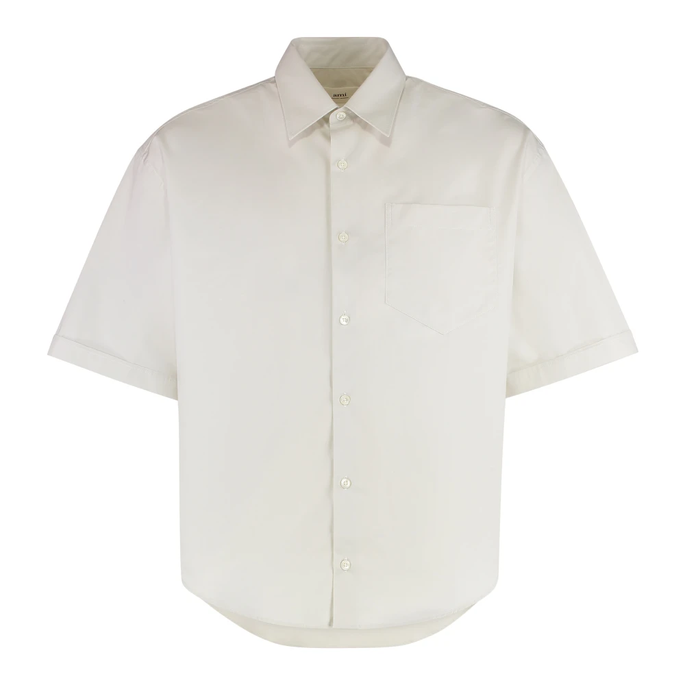 Shirts > Short Sleeve Shirts - - Ami Paris - Modalova