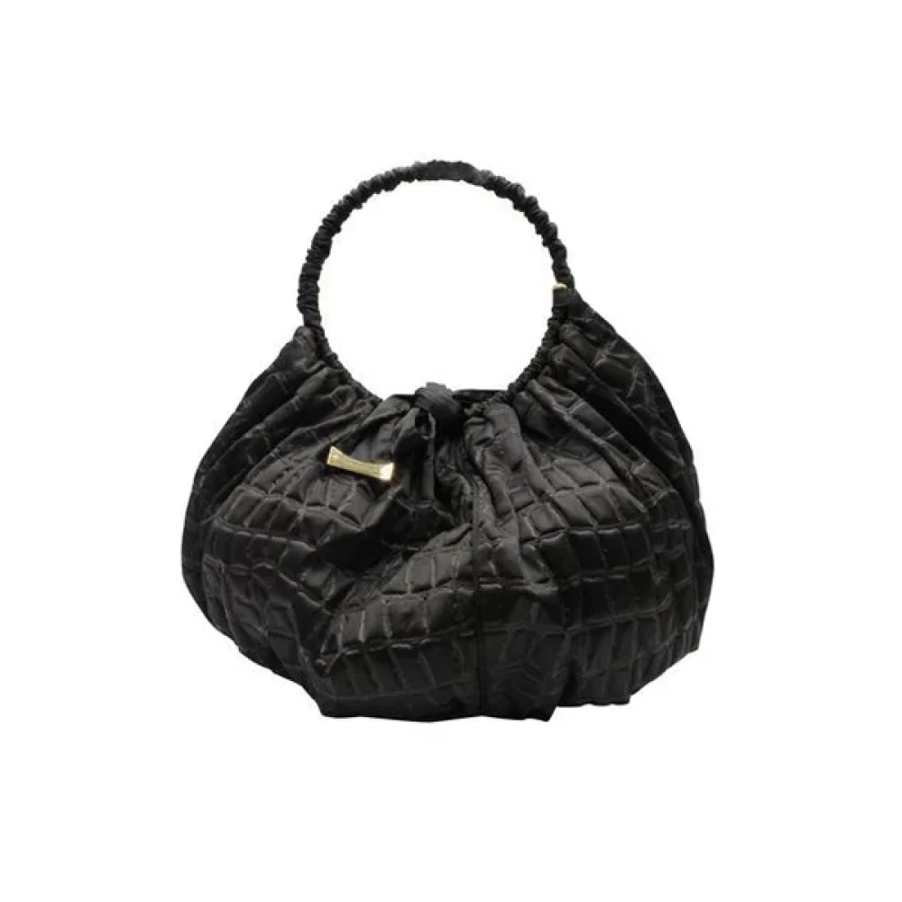 Armani Pre-owned Polyester handbags Black Dames