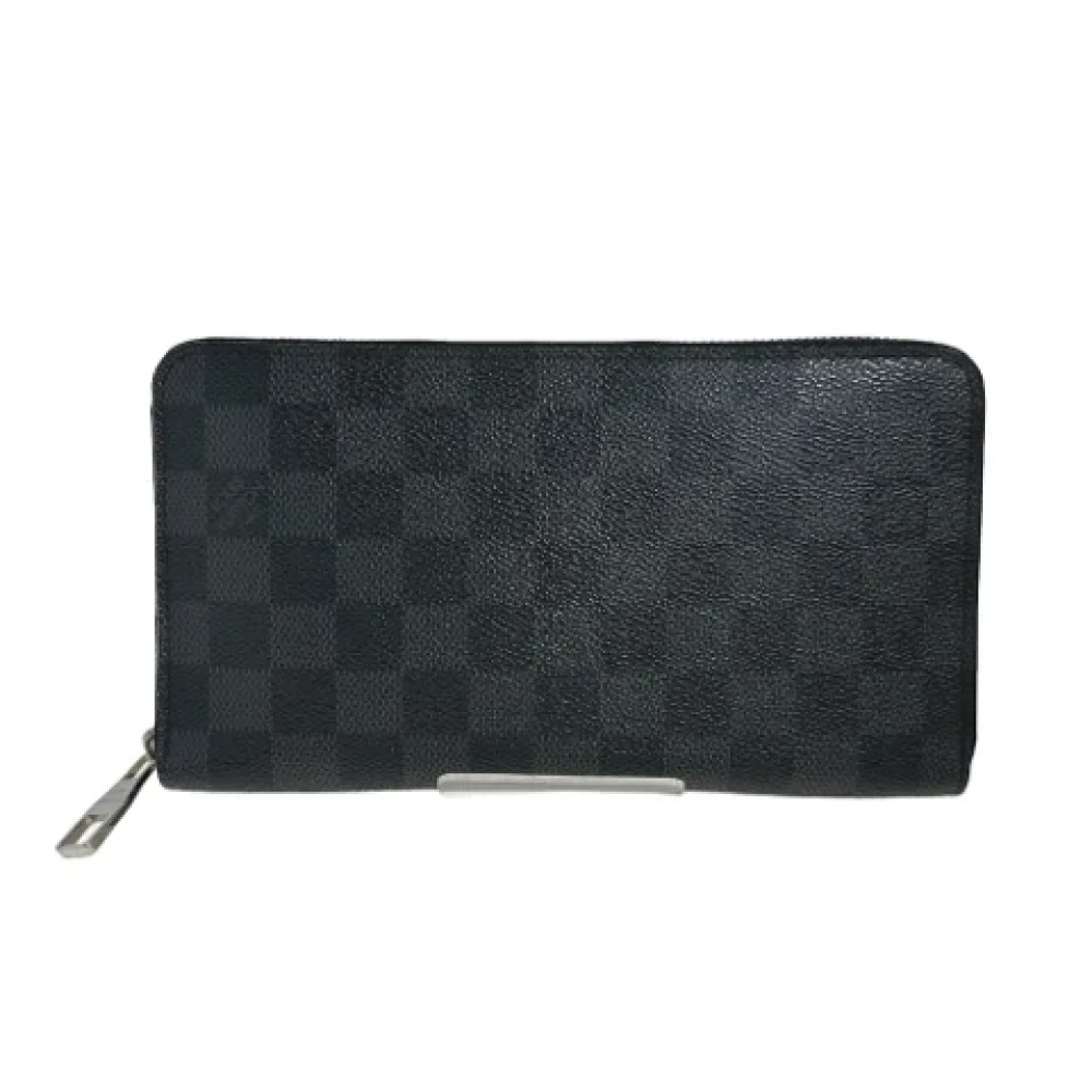 Louis Vuitton Vintage Pre-owned Canvas wallets Black Heren