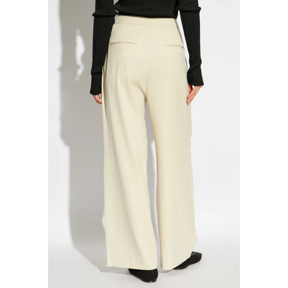 Gestuz Broek met zakken Beige Dames