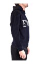 sweat-a-capuche-imprime-bleu