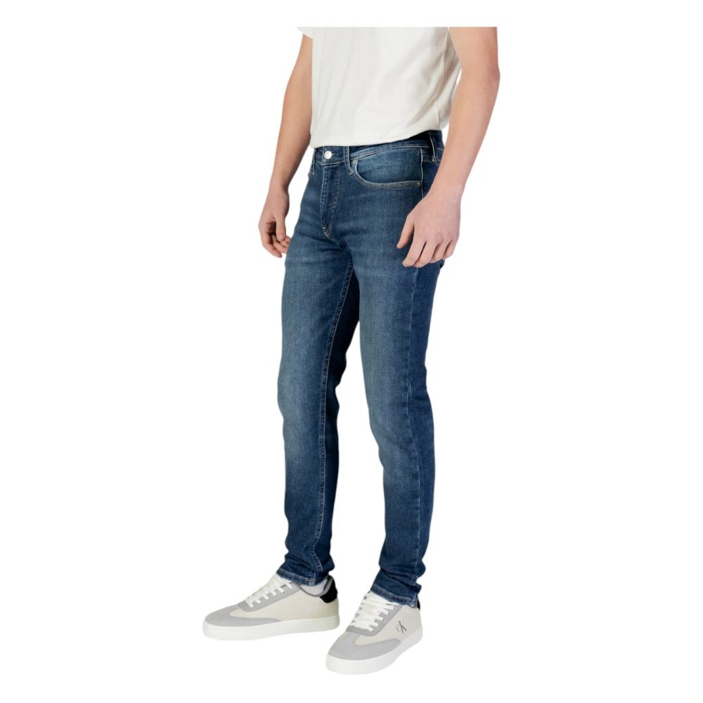 Calvin Klein Jeans Klassieke Straight-Leg Denim Jeans Blue Heren