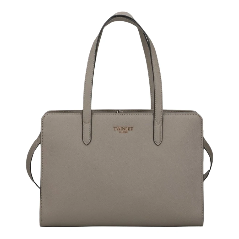 Twinset Grijze Schoudertas met Stijl Gray Dames