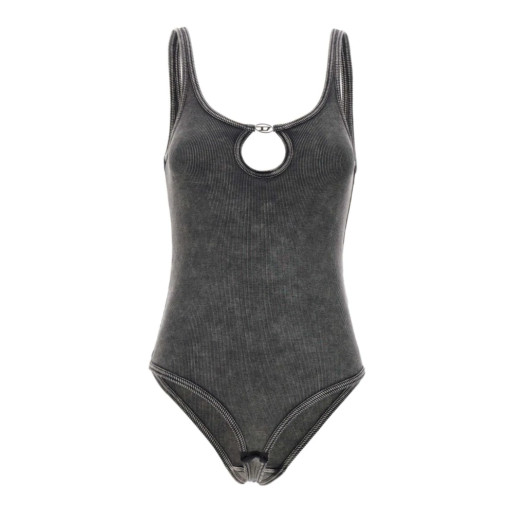 Diesel Zwarte Top voor Vrouwen Black Dames