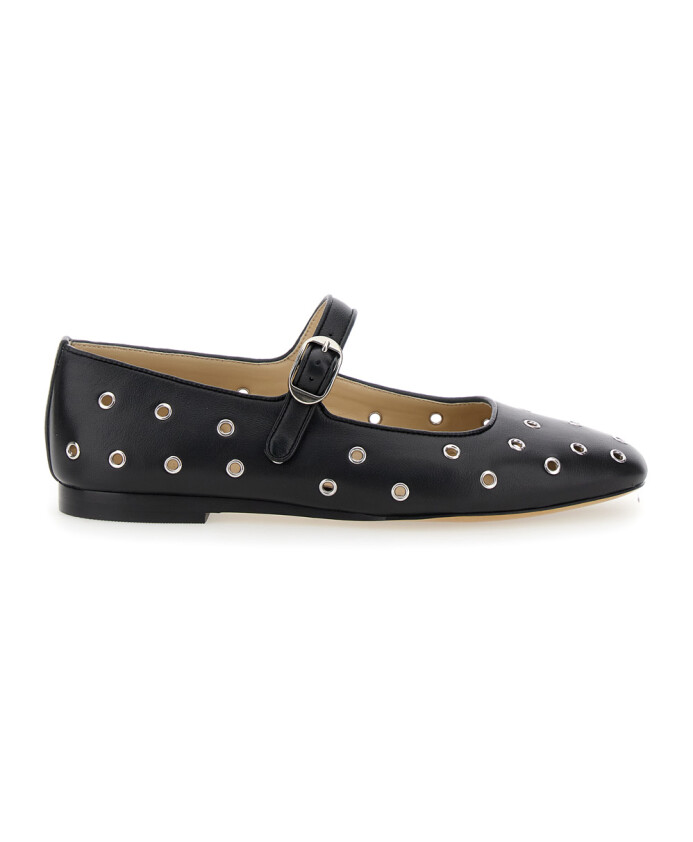 ballerines-noires-en-cuir-avec-oeillets