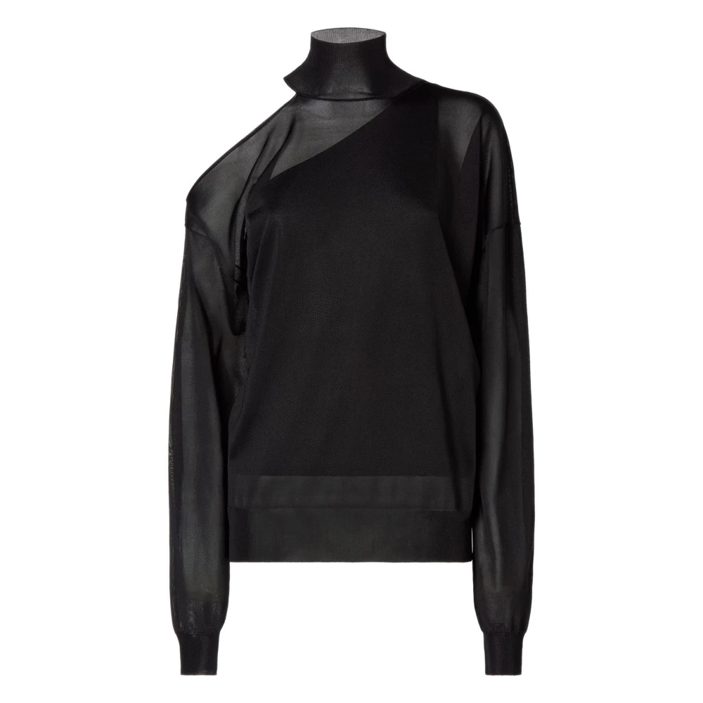 Fendi , Damen, Blusen & Hemden, Schwarzk, Xs