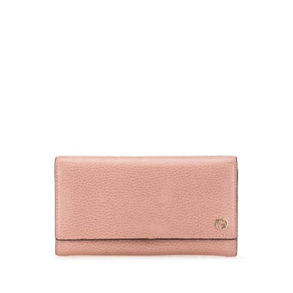 Gucci Vintage Pre-owned Leather wallets Pink Dames