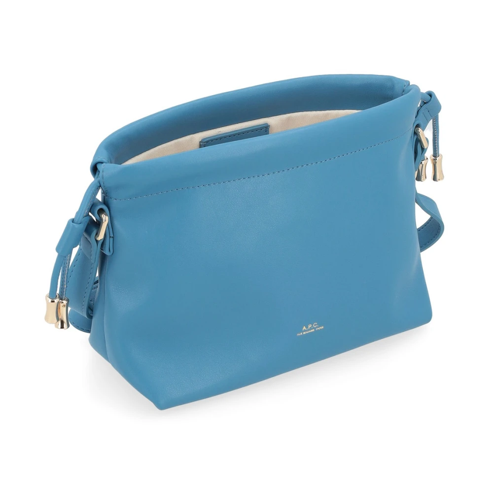A.p.c. Ninon Mini Puaat-F61582-IAA Blue Dames