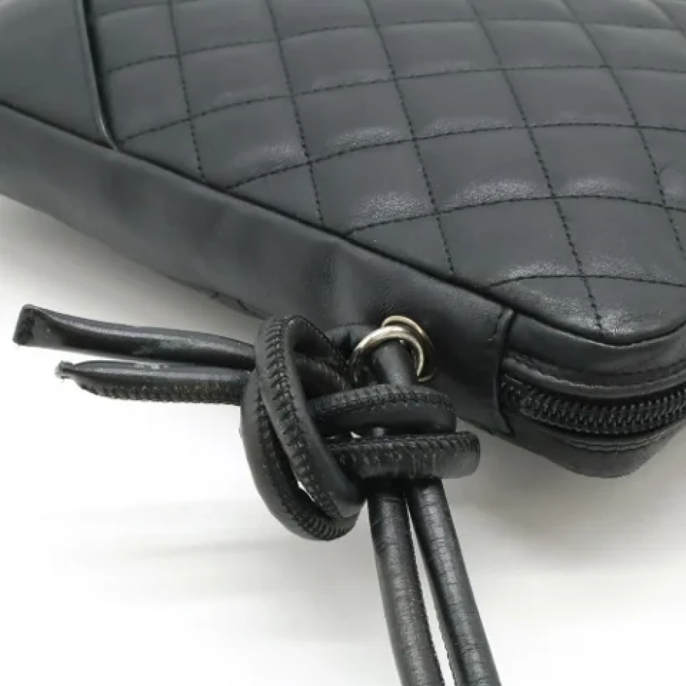 Chanel Vintage Pre-owned Fabric chanel-bags Black Dames