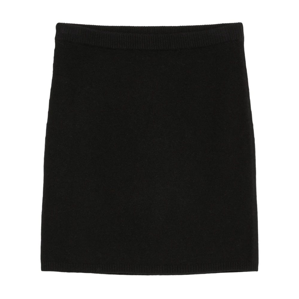Marc O'Polo Gebreide minirok slim Black Dames