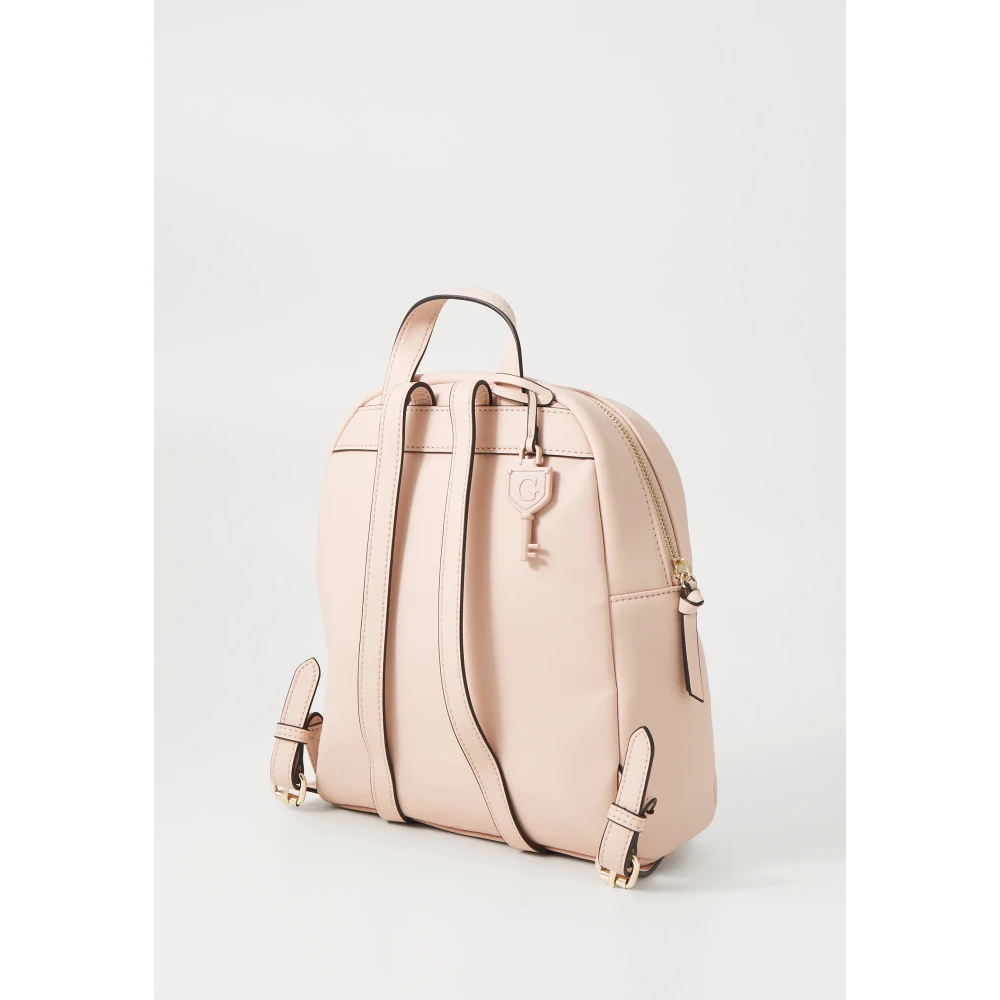 Guess Stijlvolle rugzak met logo print Pink Dames