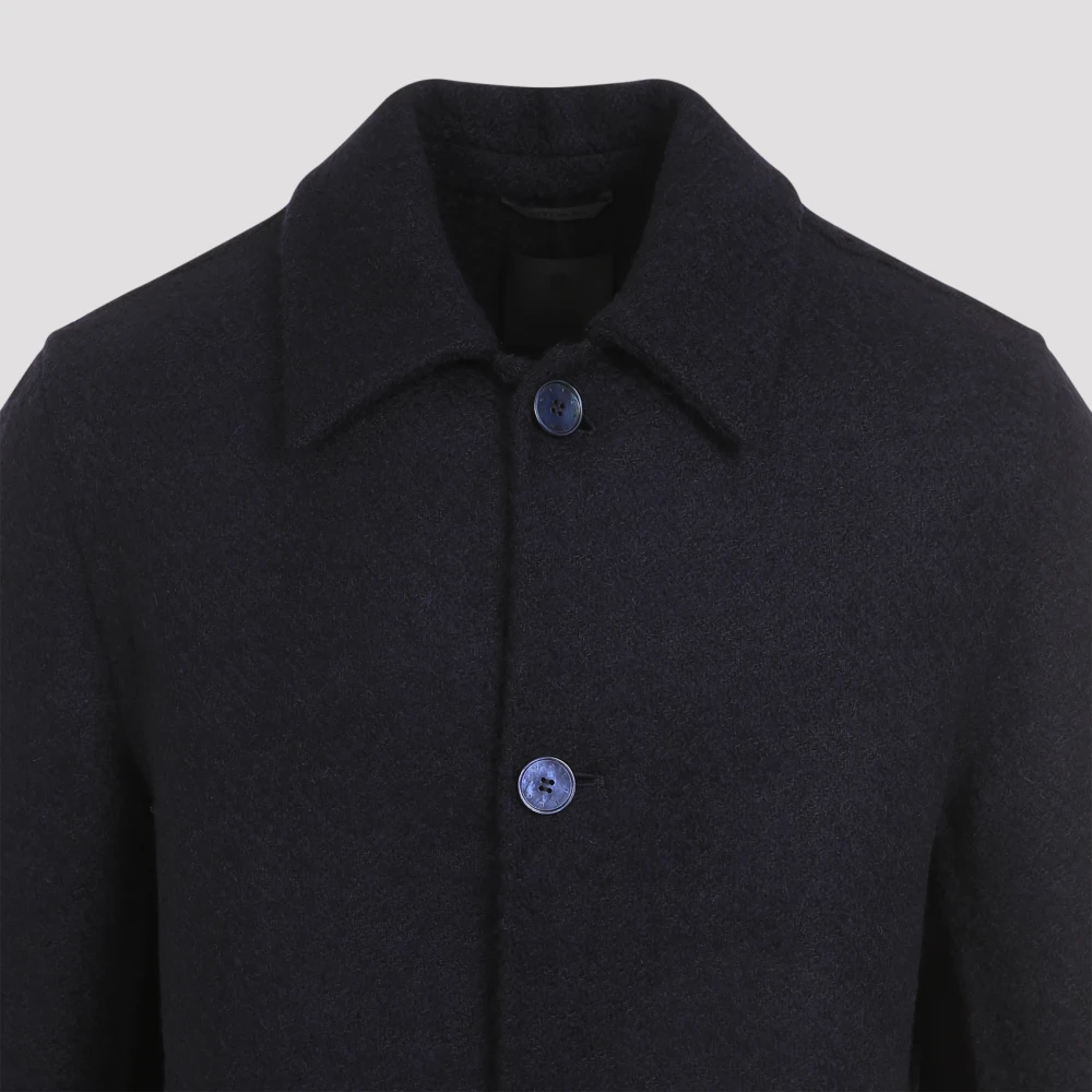 Givenchy Nachtblauw Stijlvolle Jas Blue Heren