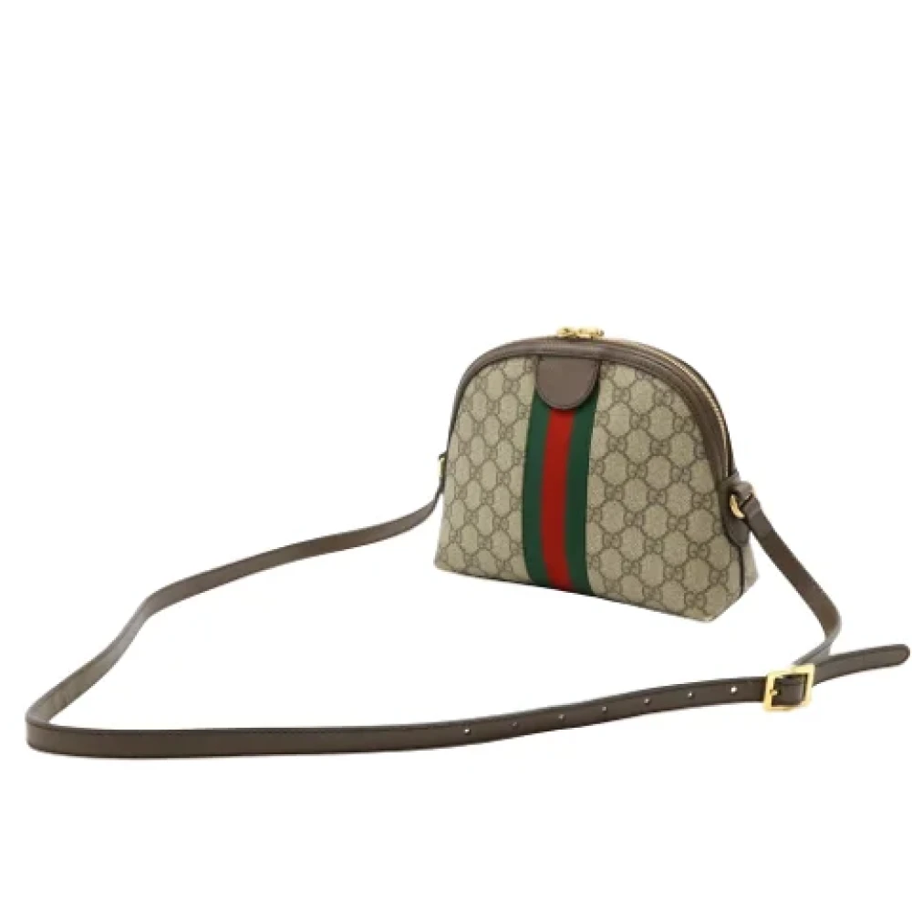 Gucci Vintage Pre-owned Canvas gucci-bags Beige Dames