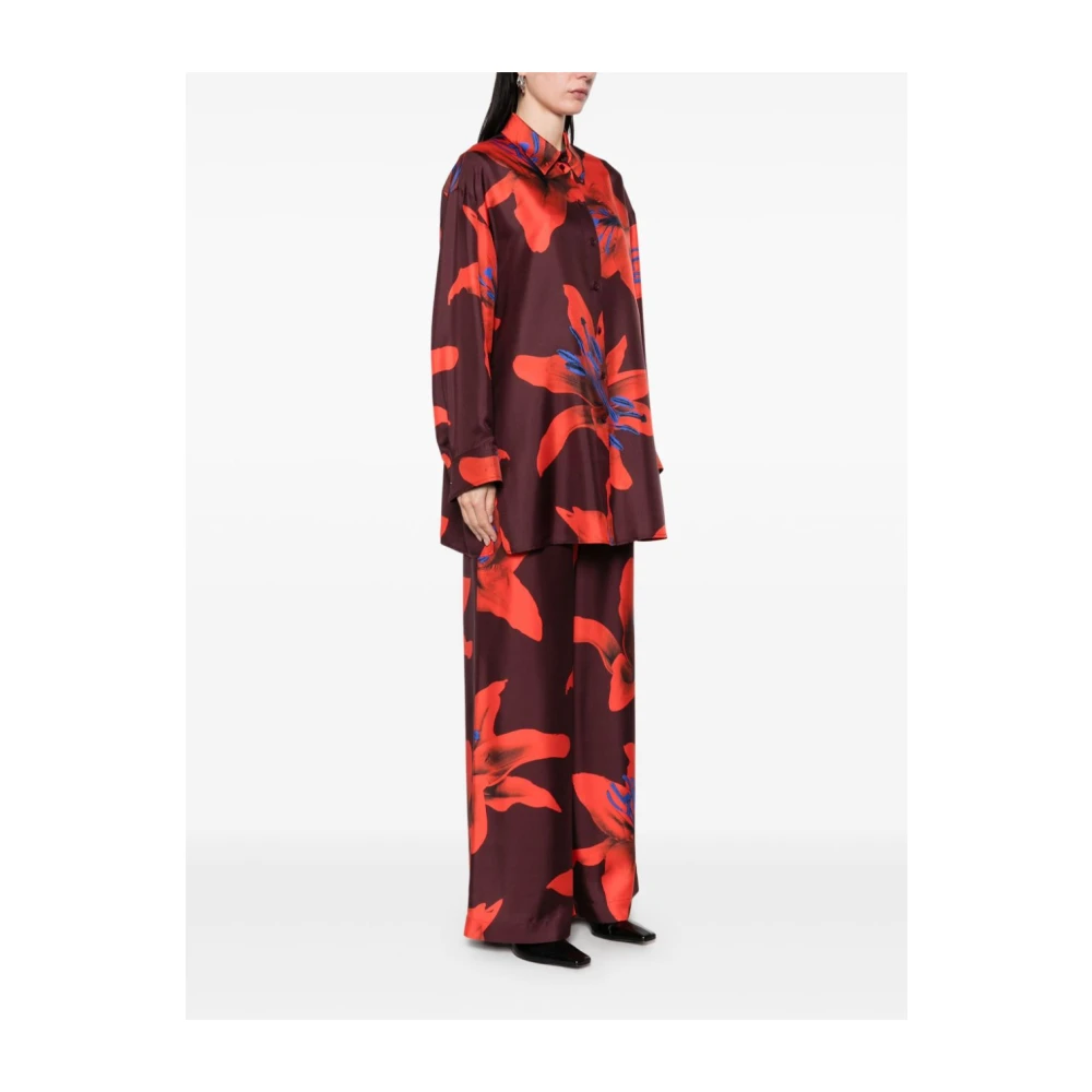 alexander mcqueen Bordeaux Damesoverhemden Multicolor Dames