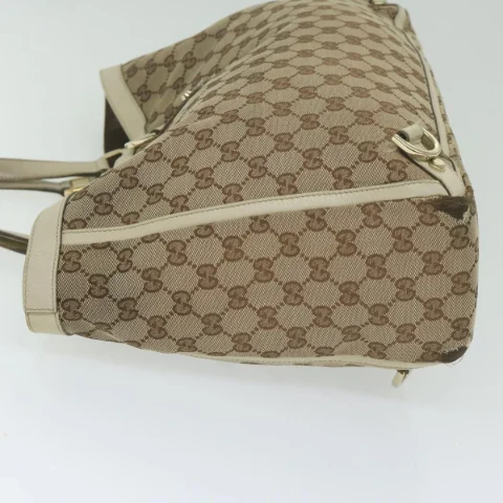 Gucci Vintage Pre-owned Canvas totes Beige Dames