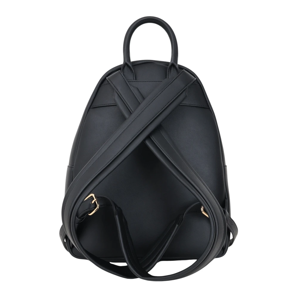 Love Moschino Zwarte damesrugzak met logo Black Dames