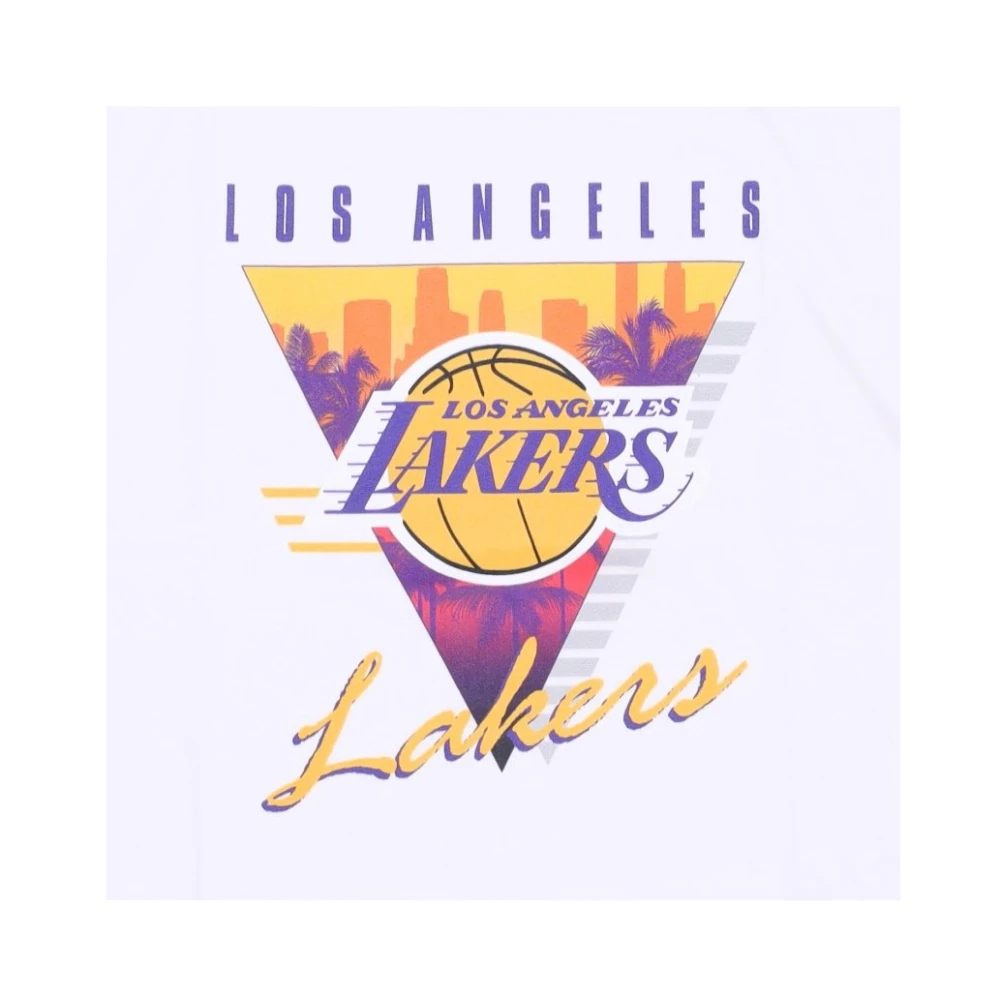 Mitchell & Ness NBA Final Seconds Tee White Heren