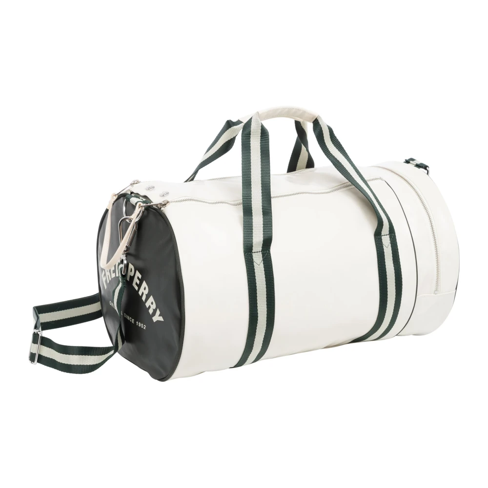 Fred Perry Multicolor Gymtas met Verstelbare Band White Heren