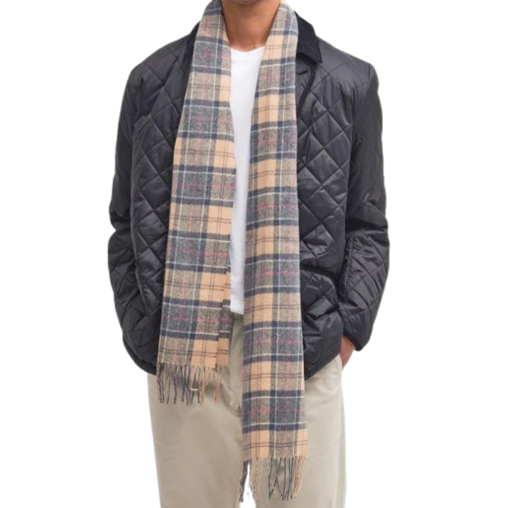 Barbour Zachte Lamswol Sjaal Beige Heren