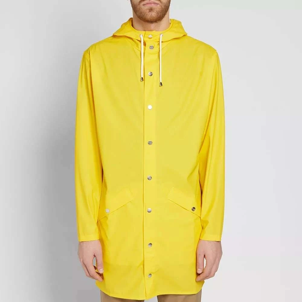 Rains Regenjas Boho Stijl Geel Oversize Yellow Heren