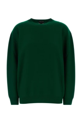 Wholegarment Mjuk Kasmir 15GG Rund Halsstickad Tröja