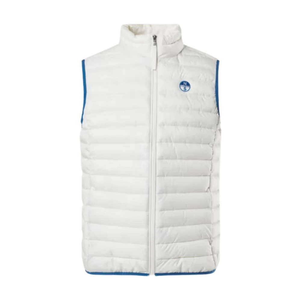 North Sails White Waistcoats, Male, 2XL, Windproof Crozet Vest Outdoor Tech